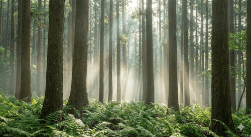 爽やかな森林のイメージ