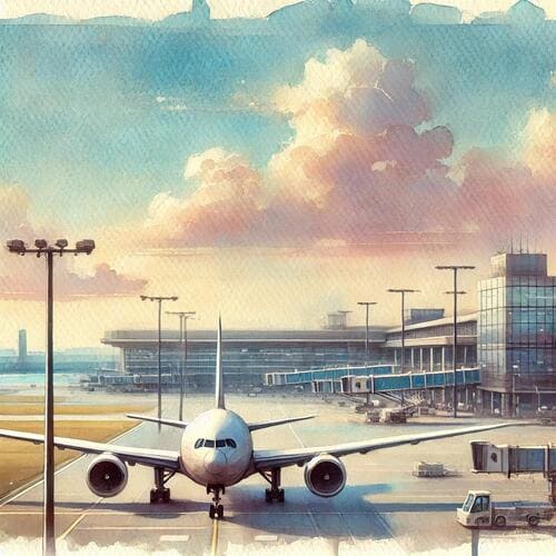 飛行場のイメージ