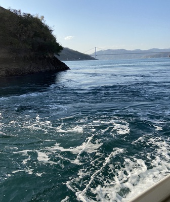 瀬戸内海（船から望む）