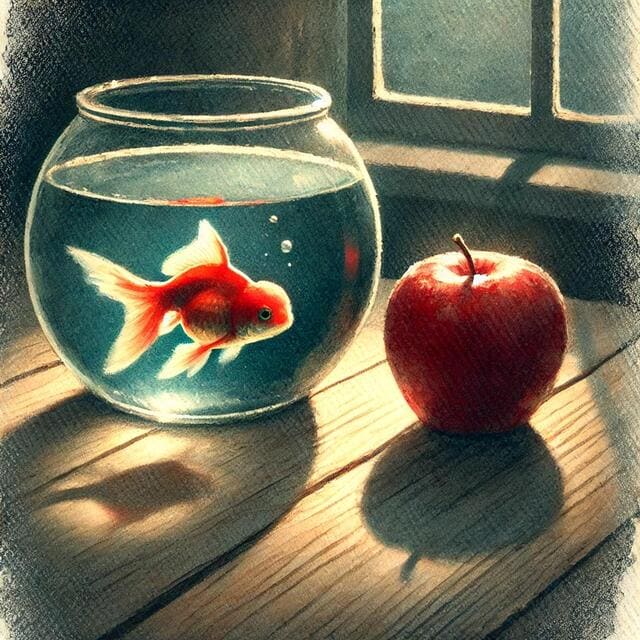 金魚とりんご