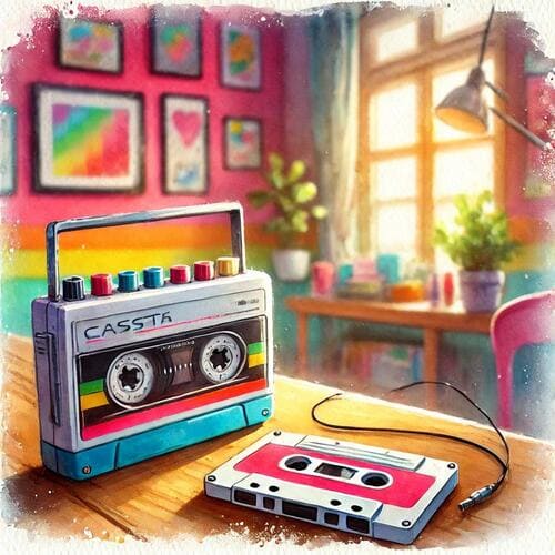 カセットテープとプレイヤー