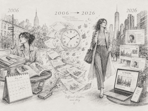 20年の時の流れが分かるようなイメージ画像